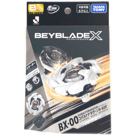 BEYBLADE X BX-00 Starter COBALTDRAGOON 9-60F Metal Coat White J.League Ver.